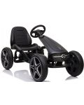 Kart cu pedale Moni - Mercedes-Benz Go Kart EVA, neagra - 1t