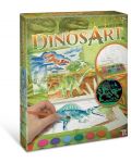 Imagini de colorat DinosAur - Dinozauri, cu acuarele - 1t