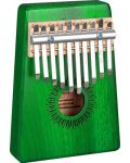 Kalimba, instrument muzical Sela - 10 Mahogany, verde - 2t