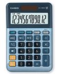 Calculator Casio MS-100EM de masa, 10 dgt, albastru metalic - 1t