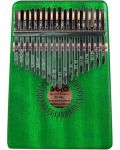 Kalimba, instrument muzical Sela - 17 Mahogany, verde - 1t