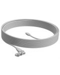 Cablu Logitech - Cablu de extensie, USB-C, 10m, alb - 1t