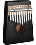 Kalimba, instrument muzical Sela - 10 Mahogany, negru - 2t