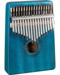 Kalimba, instrument muzical Sela - 17 Mahogany, albastru - 2t