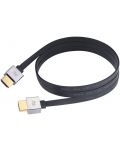 Cablu Real Cable - HD-ULTRA HDMI 2.0 4K, 1m, negru/argintiu - 1t