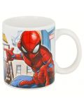 Cana ceramica Uwear - Spiderman Streets, 325 ml - 2t