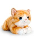Pisicuță de pluș Keel Toys - Roșu, 25 cm - 1t