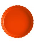 Formă ceramică pentru prăjituri Emile Henry - 2.8 L, 32 cm, portocaliu - 2t