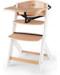 Scaun de masa pentru copii KinderKraft - ENOCK de lemn/picioare albe - 1t