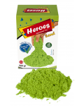 Nisip kinetic in cutie Heroes - Culoare verde, 500g - 2t