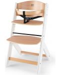 Scaun de masa pentru copii KinderKraft - ENOCK de lemn/picioare albe - 2t