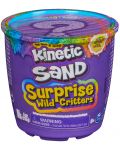 Kinetic Sand Wild Critters - Cu surpriză, albastru - 1t