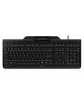 Tastatura Cherry - KC 1000 SC,  cititor smart de carduri, neagra - 1t