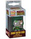 Breloc Funko Pocket POP! Marvel: Zombies - Fantastic Four (Dr. Doom) - 2t