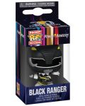 Breloc Funko Pocket POP! Television: Mighty Morphin Power Rangers - Black Ranger - 2t