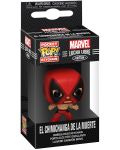 Breloc Funko Pocket POP! Marvel: Lucha Libre Edition - El Chimichanga De La Muerte (Deadpool) - 2t