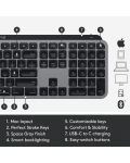 Tastatura wireless Logitech - MX Keys For Mac , Space Grey - 8t
