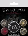 Set insigne Pyramid - Game of Thrones: The Four Great Houses - 1t