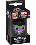 Breloc  Funko Pocket POP! Marvel: Lucha Libre Edition - El Furioso (The Hulk) - 2t