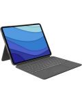 Logitech Keyboard - Combo Touch, iPad Pro 11" 1st, 2nd, 3rd gen, Gri - 1t