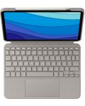 Logitech Keyboard - Combo Touch, iPad Pro 11" 1st, 2nd, 3rd gen, Sand - 2t