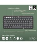 Logitech Keyboard - Pebble Keys 2 K380s, fără fir, ISO Layout, Graphite - 7t