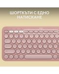 Logitech Keyboard - Pebble Keys 2 K380s, Wireless, US Layout, Rose - 6t