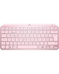 Tastatura Logitech - MX Keys Mini, wireless, roz - 1t