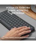 Logitech Keyboard - Pebble Keys 2 K380s, fără fir, ISO Layout, Graphite - 6t