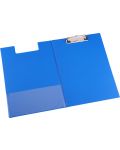 Clipboard cu coperta Deli Start Plus - E38154A, A4, albastru - 2t