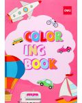 Carte de colorat Deli EN047 - Vehicule - 1t