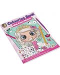 Carte de colorat Grafix - A4, cu autocolante, pentru fetiță - 1t