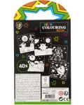 Carte de colorat Grafix - Cu 5 Markere Neon - 2t
