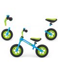 Bicicleta de echilibru Milly Mally - Dragon Air, albastru/verde - 2t