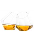 Set pahare de whisky ThumbsUp - Diamond, 2 buc, 250 ml - 2t