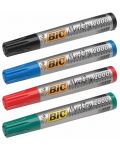 Set markere permanente BIC - Marking, varf rotund, 4 buc - 1t