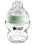 Set nou-nascuti Tommee Tippee - Easi-Vent, din sticla + perie pentru biberoane - 3t