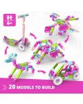 Set de construcție Engino Creative - 20 de modele pentru fete - 9t