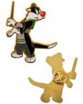 Set insigne CineReplicas Animation: Looney Tunes - Sylvester and Tweety at Hogwarts (WB 100th) - 3t