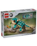 Constructor LEGO Jurassic World - Bebelușa Bumpy: ankylosaurus (76962) - 2t