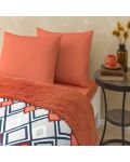 Set de dormitor cu pătură TAC - Harlow, portocaliu - 3t