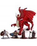 Set figurine Jada Toys Games: Dungeons & Dragons - Party vs Young Red Dragon (Die Cast) - 1t