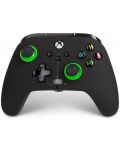 Controller cu fir PowerA - Enhanced, pentru Xbox One/Series X/S, Green Hint - 1t