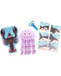 Set pentru tăiere Melissa & Doug - Animale marine - 3t