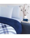 Set dormitor cu pătură TAC - Rialta, albastru - 3t