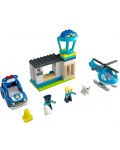 Constructor Lego Duplo Town - Secte de politie si elicopter (10959)	 - 3t