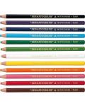 Set de creioane colorate Uni Dermatograph - 12 bucati - 1t