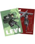 Set mini posters GB eye Animation: Attack on Titan - Levi & Mikasa - 1t
