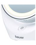 Oglinda cosmetica LED Beurer - BS 49, 5x Zoom, 11 cm, alb - 2t