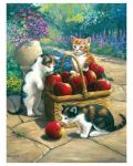 Set de pictură cu vopsele acrilice Royal - Pisicițe, 22 x 30 cm - 1t
